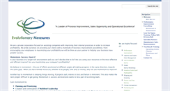 Desktop Screenshot of evolutionarymeasures.com